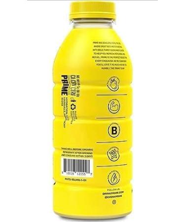 Prime Hydration Sports Drink (Pack of 3) - LIMITED FLAVOUR - by Logan Paul & KSI - Lemonade - 3 x 500ml Bottle - Buy Online on GoSupps.com