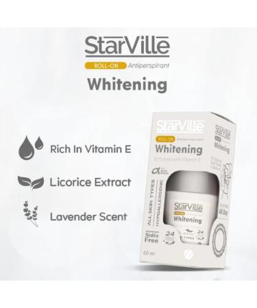 Buy Starville Roll On Lavender Scent 60 ml - Soothing Aroma for Relaxation | International Shipping Available - Buy Online on GoSupps.com