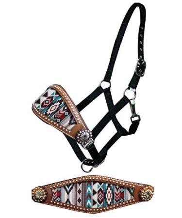 Showman Navajo Diamond Print Bronc Halter! New Horse TACK!