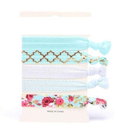 Yikimira 50-Piece No Wrinkle Elastic Hair Ties - Colorful Ponytail Holders for Girls Women Teens & Children | Stylish Hair Accessories - Buy Online on GoSupps.com