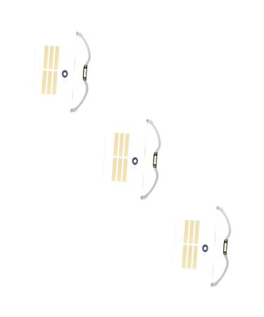 POPETPOP 3pcs Bow Eyebrow Ruler Make up Kit Eyebrow Measuring Ruler Eyebrow Shaping Kit Draw a Line Set