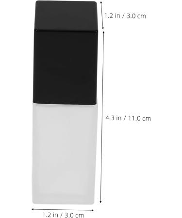 Beavorty Foundation Bottle Glass 3pcs Liquid Foundation Bottle Travel Lotion Mini Lotion Leakproof Travel Containers Glass Foundation Pump Bottle - Buy Online on GoSupps.com