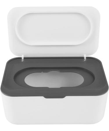 Wipes Dispenser Dustproof Wet Tissue Box Baby Wipe Holder Large Capacity Wipes/Tissue Case with Moisture Seal Secure Lid Keeps Wipes Fresh for Home Office (Gray) - Buy Online on GoSupps.com
