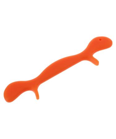 FRCOLOR Orthotics against wrinkles facelifting face smile corrector neck corrector tool anti-wrinkle beauty tool facelift training device lips shaper bottle brush exercise ladder 11.5X2.5cm orange