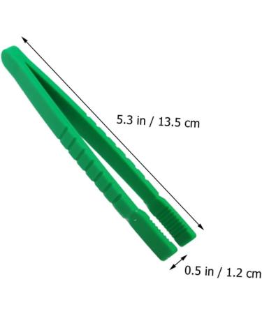ULTECHNOVO 6pcs Kids Collection Tweezers - Craft & Science Tools for Toddlers - Plastic Forceps Green - Buy Online on GoSupps.com