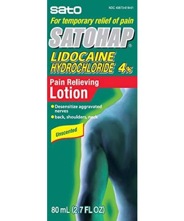 Lidocaine 4% Pain Relieving Lotion 2.7 oz