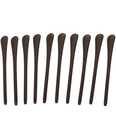 Jilibaba 10pcs Soft Silicone Rubber Temple End Tips for Eyeglasses & Sunglasses - Brown Ear Socks Replacement - Buy Online on GoSupps.com