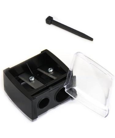 Eyeliner Sharpener Makeup Pencil Sharpener Dual Holes Eye Pencil Sharpener with Cover Portable Cosmetic Pencil Sharpeners for Eyebrow Eyeliner Pencil Makeup Tools - Buy Online on GoSupps.com