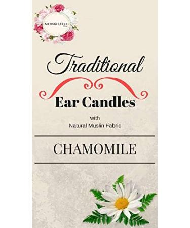 Aromabelle Chamomile Scented Hopi Ear Candles for Wax Removal - Set of 12 - Buy Online on GoSupps.com