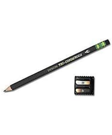 Ticonderoga Tri-Conderoga Triangular Pencils Wood-Cased 2 Sharpener Soft Touch Comfort Barrel Black 12-Pack (22500) 12 Count - Buy Online on GoSupps.com