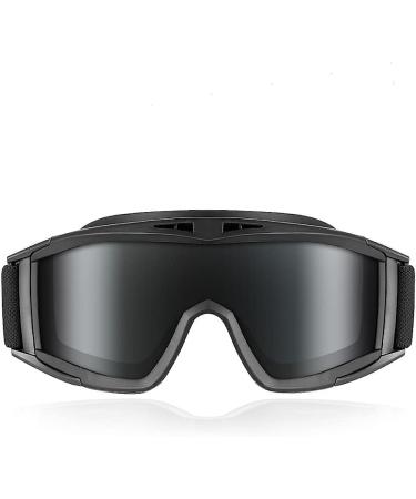 HARGLESMAN Airsoft Goggles Tactical Safety Glasses | Anti-Fog Interchangeable Lenses for Hunting, Cycling, Paintball - Black - Buy Online on GoSupps.com