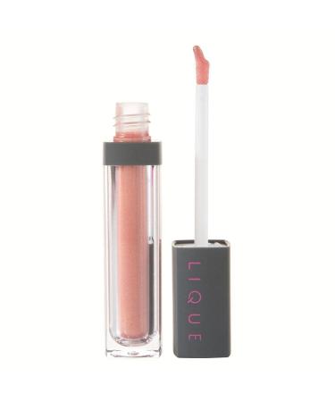 LIQUE Cosmetics Lip Gloss  Non-Sticky  Vegan Formula Infused with Pigment & Ultra-Fine Shimmer  High Roller  0.22 Fl Oz.