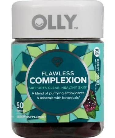 OLLY Flawless Complexion Gummy Vitamins - E  A & Zinc - 50 Count - Buy Online on GoSupps.com
