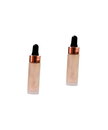 Beavorty 2pcs Illuminating Dc-# Fashion Enhancer Highlight Makeup Drops Highlighter Enhanceer