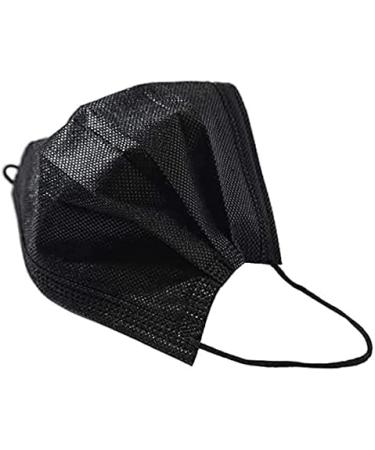 Black Disposable Face Masks 25 Pack - 3-Ply Protection - Buy Online on GoSupps.com