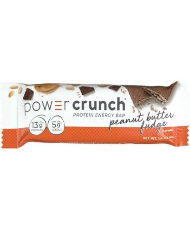 Powar Crunch Peanut Butter Fudge Wafer Protein Energy Bar - 5pk - Buy Online on GoSupps.com