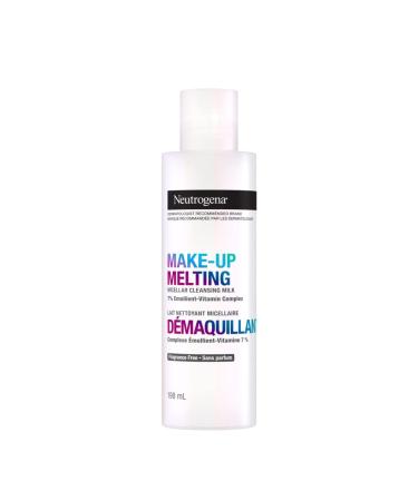 Neutrogena Make-up Melting Micellar Cleansing Milk - Makeup Remover - Vitamins & Emollients - Sensitive Skin - 198 mL clear 198mL Micellar Makeup Remover