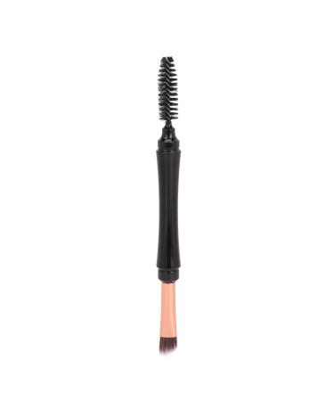 Verdant Touch Angled Brush Double Ended Spiral Eyebrow Brush with Cover Portable Angled Makeup Tool for Beginners
