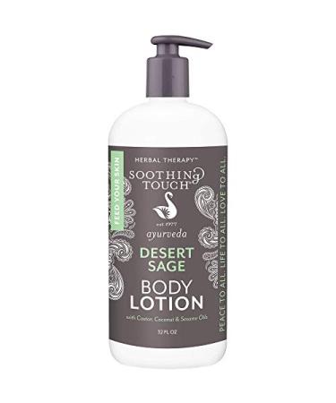 Soothing Touch Ayurveda Body Lotion - DESERT SAGE / 32 oz. - Buy Online on GoSupps.com