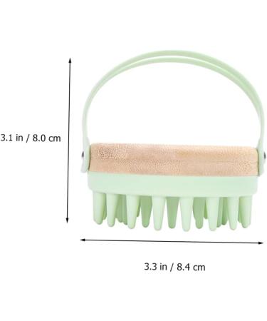 Tovinanna 2-in-1 Shampoo & Scalp Massage Brush - Peeling & Scrubbing Tool for Ultimate Shower Experience - Buy Online on GoSupps.com