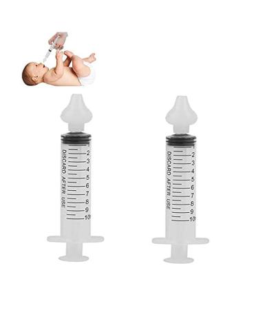 Nasal Aspirator for Baby Nasal Irrigator Portable Infant Nose Cleaner Nasal Irrigation Nose Aspirator for Baby Nasal Wash Nasal Cleaner Baby Nose Rinse Neti Pot 10ml Nasal Rinse Kit Nose Wash(2pcs)