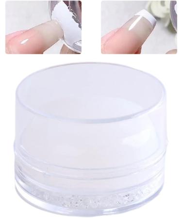 Nail Art Stamper Silicone Manicure Jelly Stamping Head Nail Supply Tools 4.2cm White silicone nail stamper - Buy Online on GoSupps.com