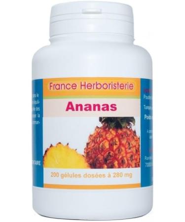 PINEAPPLE CAPSULES stem 200 capsules dosed at 280 mg. - Buy Online on GoSupps.com