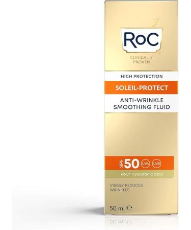 ROC Face Sunscreen 50ml - Ultra Lightweight SPF 50 Protection for All Skin Types - Buy Online on GoSupps.com