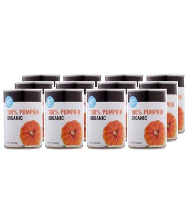 Happy Belly Organic 100% Pumpkin 15oz - Pack of 12 | Amazon Brand - Buy Online on GoSupps.com