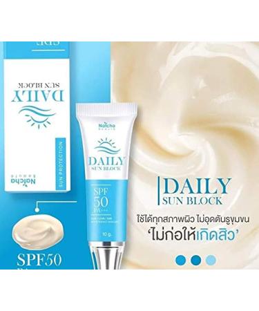 Daily sun Block spf50 PA+++ 10ml x 1 pc. - Buy Online on GoSupps.com