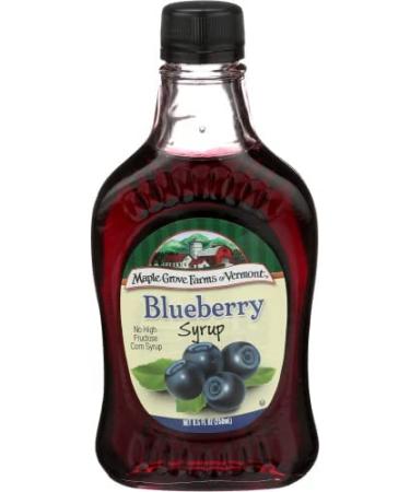 Maple Grove Farms Natural Blueberry Syrup 8.5oz (Pack of 2) - Delicious Flavor Combo - Buy Online on GoSupps.com