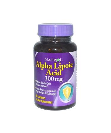 Natrol Alpha Lipoic Acid - 300 mg - 50 Capsules