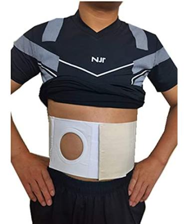 Realmedi Unisex Ostomy Abdominal Binder XL 45.28-49.21 Inch - Ostomy Belt for Hernia & Colostomy Support - Buy Online on GoSupps.com