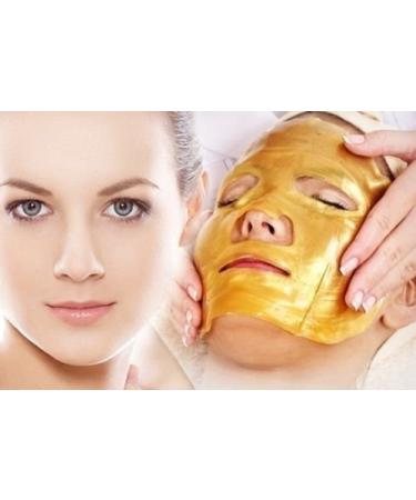 Lesb 5pcs 24k Gold Gel Collagen Masks - Anti-Aging Puffiness Relief & Deep Tissue Rejuvenation for Summer Skincare - Buy Online on GoSupps.com