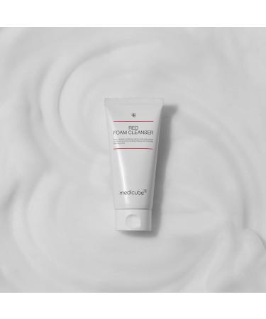 Medicube Red Foam Cleanser - Deep Cleanse for Acne-Prone Skin | 0.45% Salicylic Acid | Korean Skincare (120g) - Buy Online on GoSupps.com