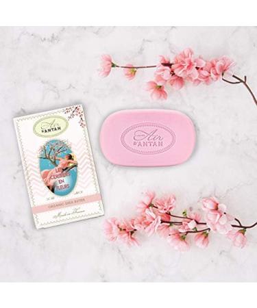 Bar Soap 2x100g CERISIERS EN FLEURS by Un Air d'Antan / Fragrance from South Of France: Cherry Blossom & Freesia/Organic Argan Oil/No Paraben/Moisturising Soap/Body Soap/Hand Soap/French Soap Cherry Blossom x2 - Buy Online on GoSupps.com