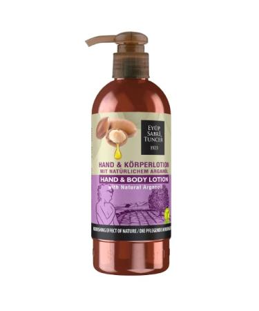 EY P SABR TUNCER Natural Argan Oil Vegan Hand & Body Lotion 250ml PET Bottle