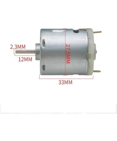 DC 12V-24V 17V RS-365S Electronic Starter 110000-22000RPM High-Speed Carbon Brush Dryer Electronic Starter for Hair Dryer Hair - Buy Online on GoSupps.com