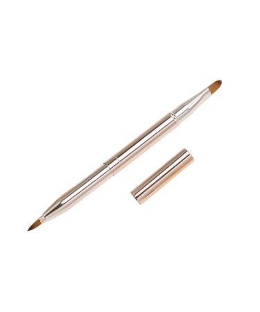 1pc Foundation Brush Lip Brush Applicator Lip Retractable Lipstick Applicator Makeup Lip Brush Lip Gloss Brush Make up Applicators for Face Makeup Tool Kit Metal Toolkit