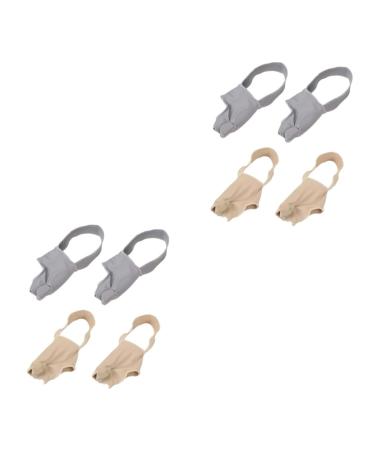 4 Pairs Split Foot Protector Foot Cover Big Adjuster Bunion Socks Appliance Sleeve Straightener Cushion Cover Socks