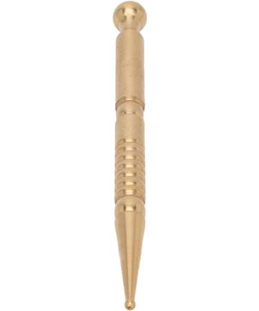 Verdant Touch Face Eye Massage Pen Acupressure Bar Brass Manual Acupuncture Pen for Deep Tissue Massage Men Women - Buy Online on GoSupps.com