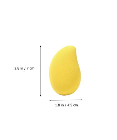 Beaupretty 3pcs Mango Cosmetic Egg Sponge Set - Premium Liquid & Cream Makeup Sponges for Flawless Foundation Application - Buy Online on GoSupps.com