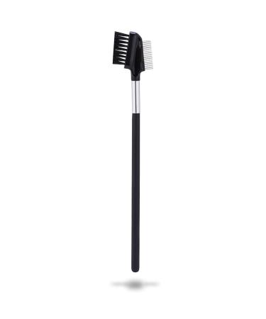 Makeup Eyebrow Brush Double-Sided Eyelash Comb Brush Stainless Steel Eyebrow Eyelash Shaper Comb for Separating Lashes Eliminating Mascara Clumps and Grooming and Shaping Brows