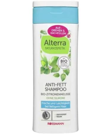 Alterra Antigreasy shampoo 200 ml for quickly greasy hair activated charcoal and organic lemon balm frees from residues and refreshes the scalp - Buy Online on GoSupps.com