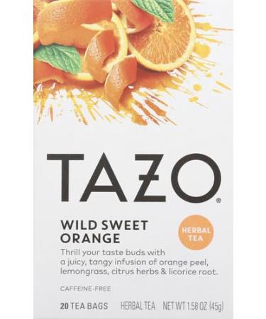 TAZO Wild Sweet Tea Bags - Orange - 20 Tea Bags