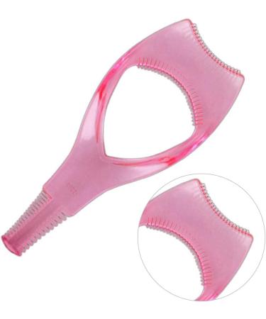 Eyelashes Tools Mascara Shield Applicator - Pink Clear Plastic Guard for Makeup | 3-in-1 Eyelash Guide - Buy Online on GoSupps.com