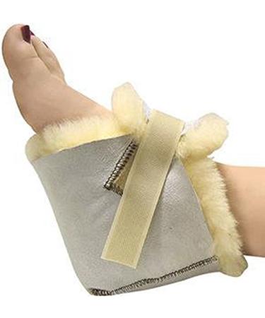 Genuine Medical Sheepskin Heel Protector - Foot Protection Boots - 1 Unit - Buy Online on GoSupps.com