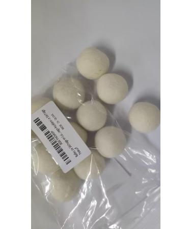 Natural Wool Dryer Balls - 12 Pack | 100% Pure Sheep Wool | Eco-Friendly Tumble Dryer Balls to Shorten Drying Time - Buy Online on GoSupps.com