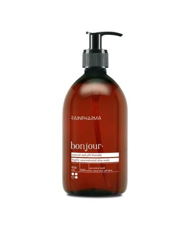 RainPharma Skin Wash Bonjour 1000 ml Skin care Shower gel 1 Pump per Wash Good for 1 Year
