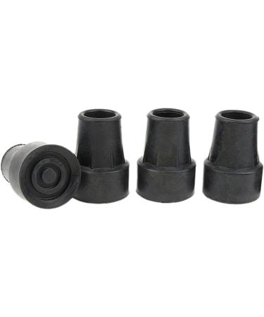 4 Pieces Ferrules Rubber Pads Cane Crutch Anti Slip Bottom End Pads Black 19mm - Buy Online on GoSupps.com